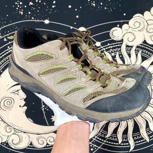 Merrel White Pine Vent J09585 Shoes Mens 9.5 Brown Leather Travel Hiking Lace-Up